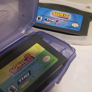 Gameboy Advance SP Games  - Sonic Advance AND Sonic Advance 2 by SEGA